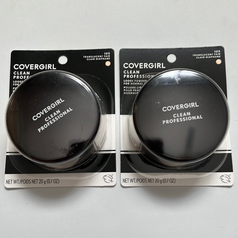 Lot of 2 NEW UNOPENED Covergirl translucent fair loose powders